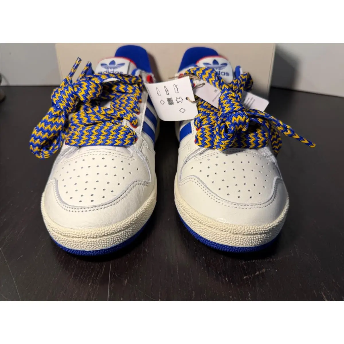 Adidas shoes - White, Blue, Red 3