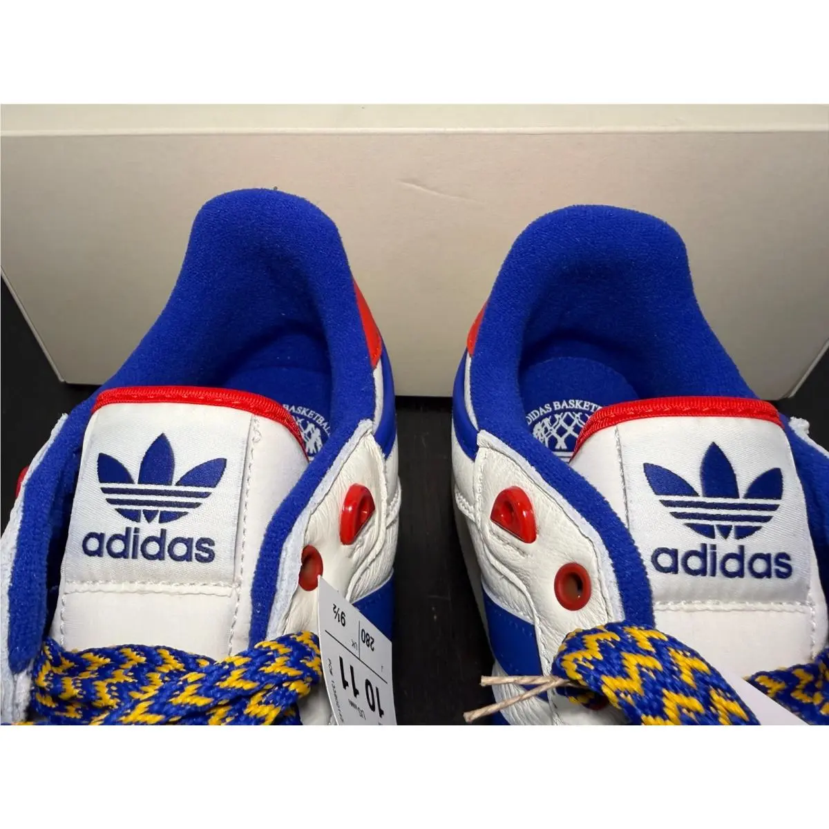 Adidas shoes - White, Blue, Red 4