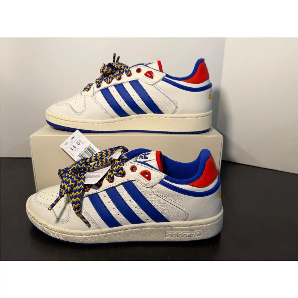 Adidas shoes - White, Blue, Red 5
