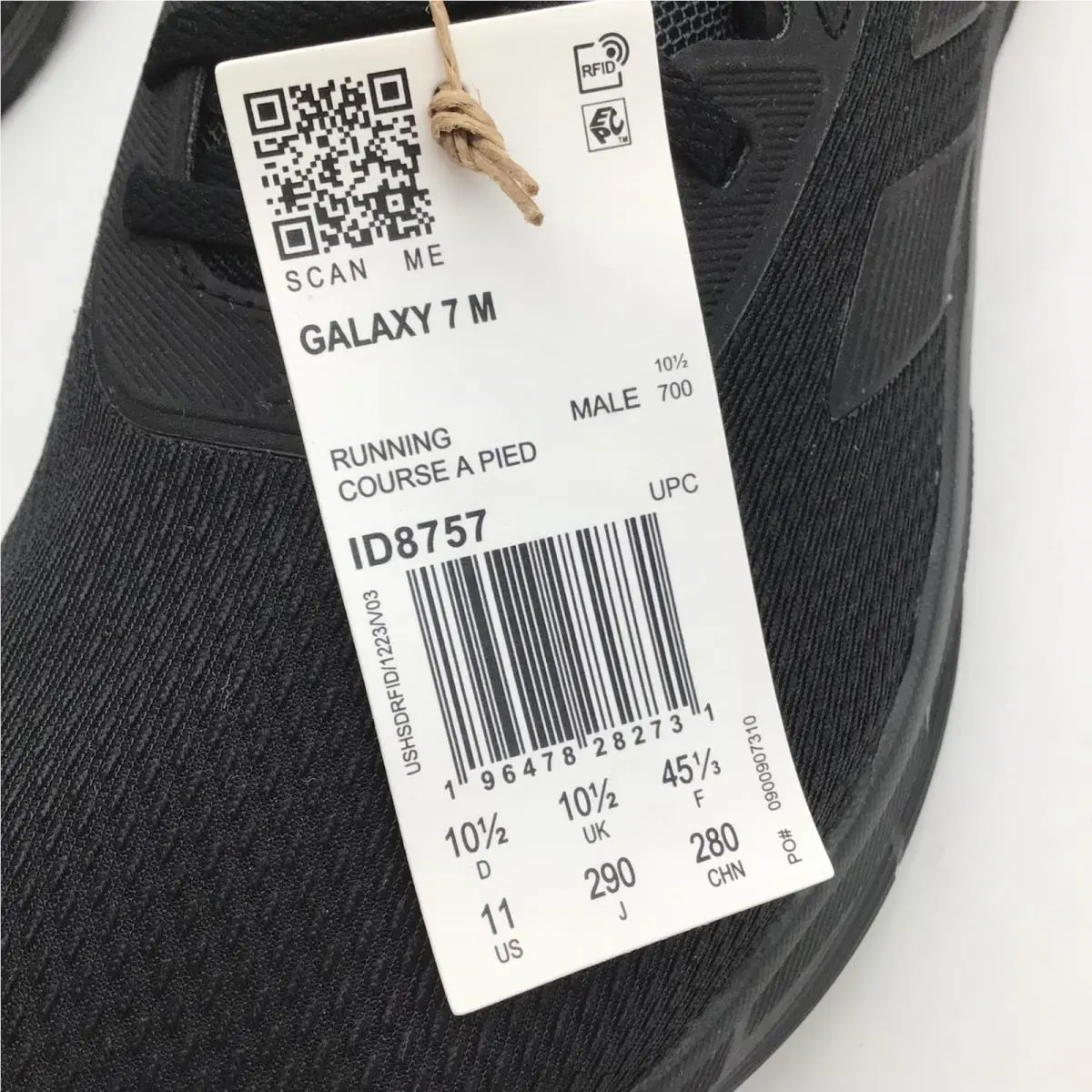 Adidas shoes - Galaxy 7 M - Galaxy - Black 4