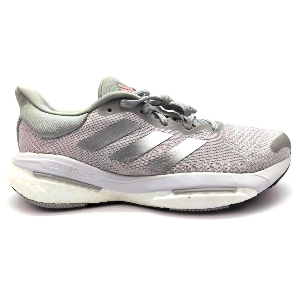 Adidas Women`s Running Shoes Solar Glide 3 Lightweight Grey Pink Size 9.5