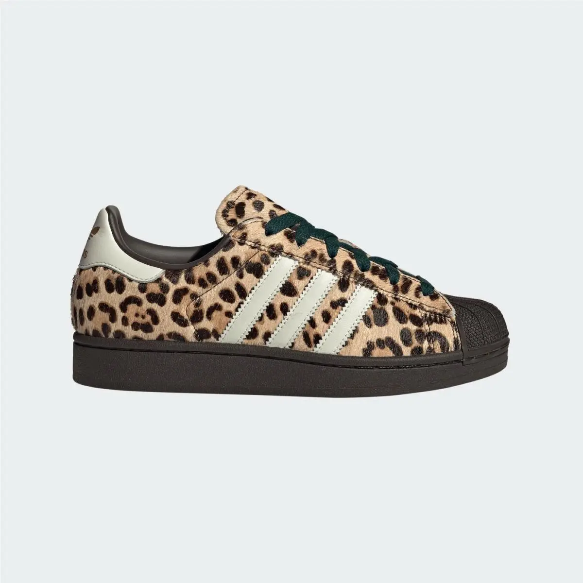 Womens Adidas Superstar II W KI4203 Dark Brown/ivory/gold Metallic-size 7.5