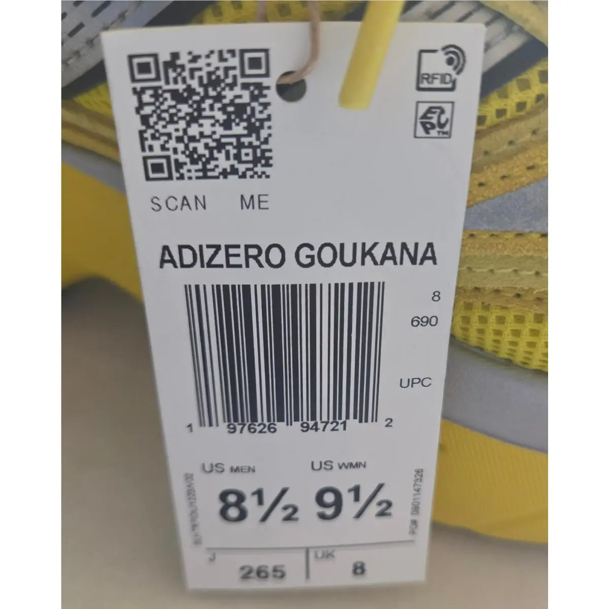 Adidas shoes - Adidas Adizero Goukana - Adizero Goukana - Yellow 7