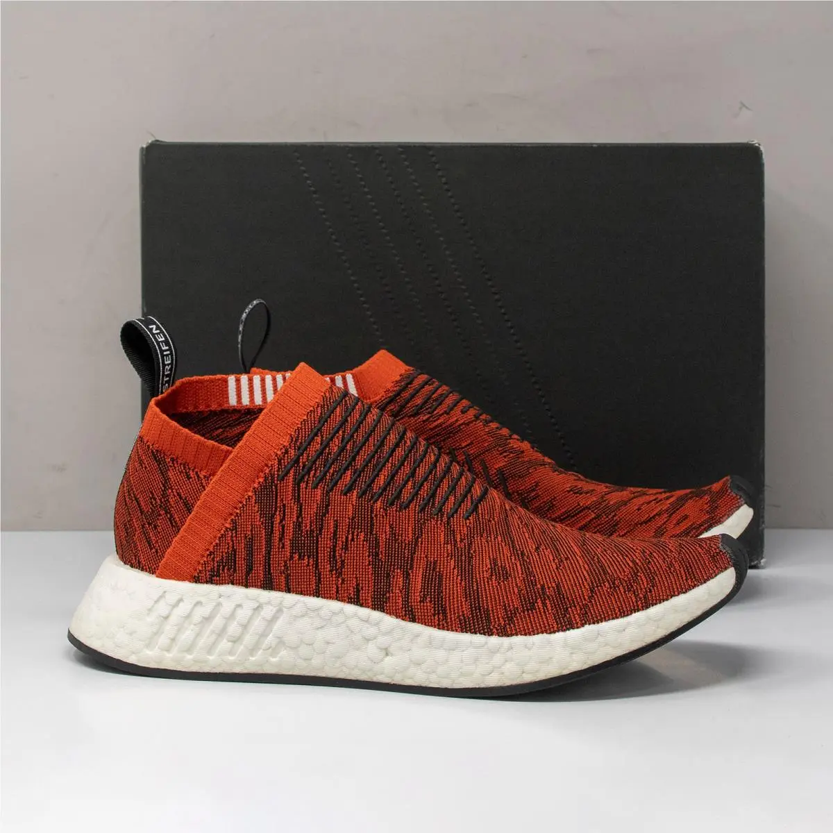 Nmd CS2 Primeknit Men`s 9 BY9406 Red Glitch Future Harvest by Adidas