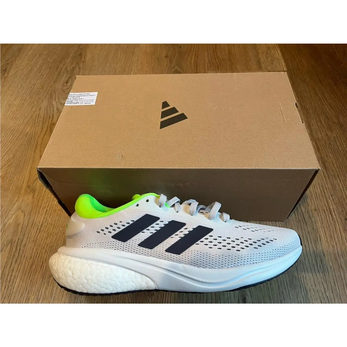 Supernova 2 Run Shoes Green Grey White Size 8 Men by Adidas