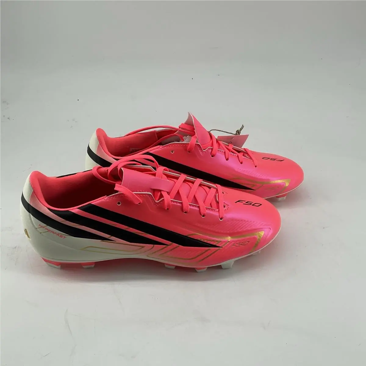F50 Collection Soccer Shoes Unisex Pink Black A900 by Adidas