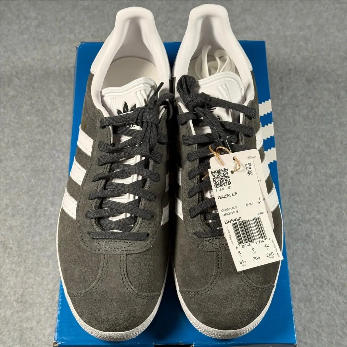 Adidas shoes - adidas Gazelle - Gazelle - Gray 1