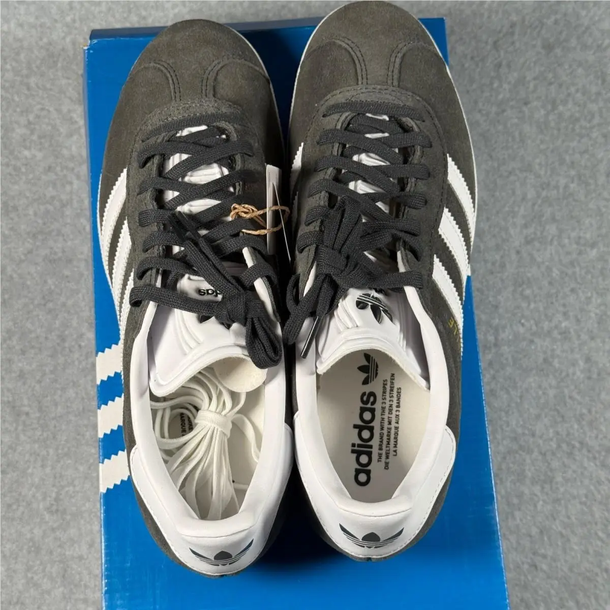 Adidas shoes - adidas Gazelle - Gazelle - Gray 4