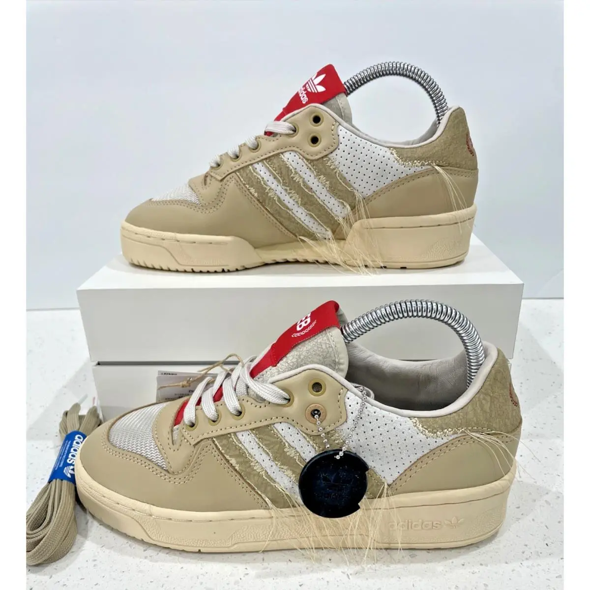 Extra Butter Rivalry Low Sz 5 Men`s Sz 6 Women Consortium Cup Suedenew by Adidas