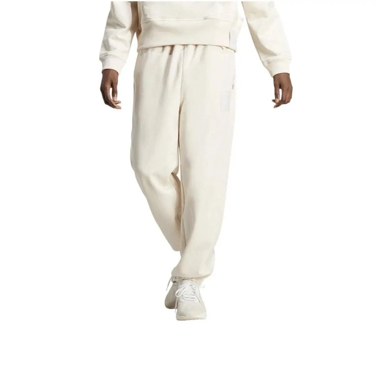 Adidas Lounge Heavy French Terry Joggers Sweatpants Off White Retro IC4076 Men M