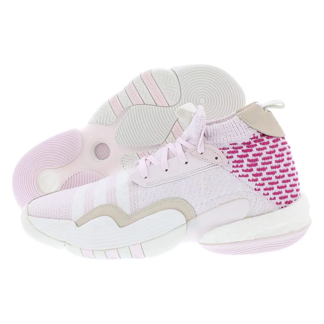 Trae Young 2 Mens Shoes Size 12.5 Color: Almond Pink/crystal White by Adidas