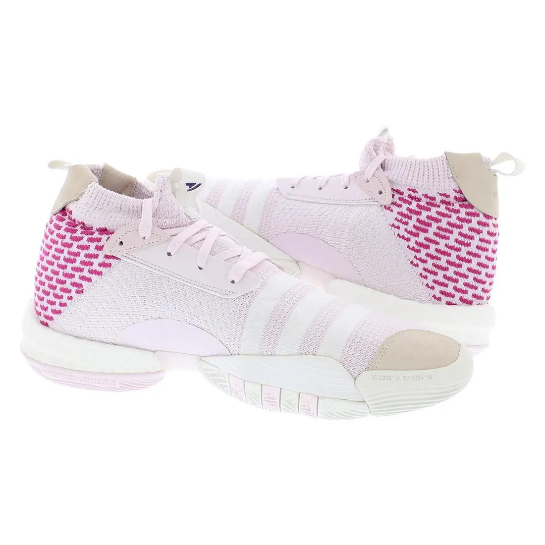 Adidas shoes - Almond Pink/Crystal White, Main: Pink (UPC: 196463046201) 1