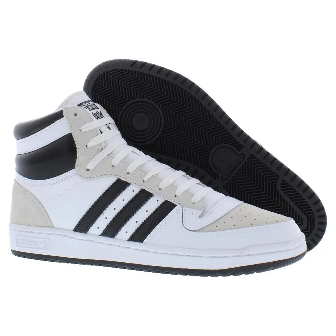 Adidas Top Ten RB Mens Shoes Size 13 Color: Footwear White/crystal White/core - Footwear White/Crystal White/Core Black, Main: White