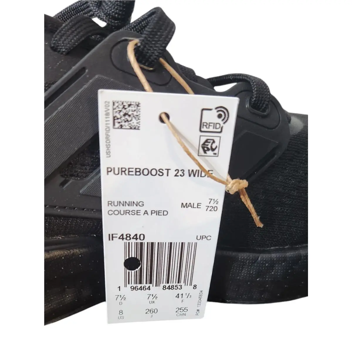 Adidas shoes - adidas PureBoost 23 - PureBoost - IF4840 - Black 6