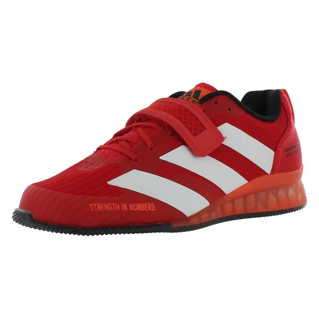Adidas shoes - Vivid Red/White/Impact Orange, Main: Red (UPC: 195740467289) 0