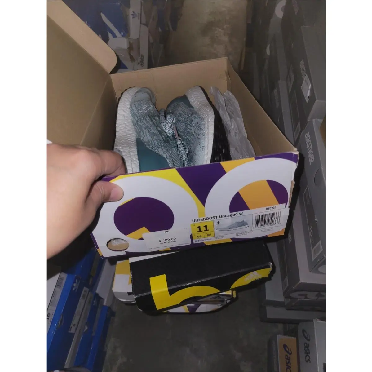 Adidas shoes - adidas UltraBoost Uncaged - UltraBoost Uncaged - BB3905 - Crystal/white/light Green 3