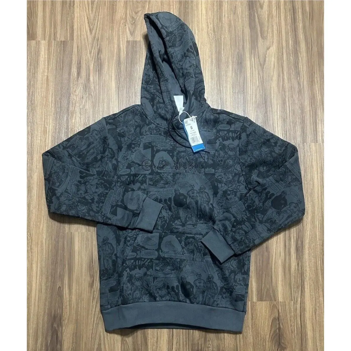 Into The Metaverse Hero Punks Comic Hoodie Sweatshirt Sz L IJ9085 Rare by Adidas
