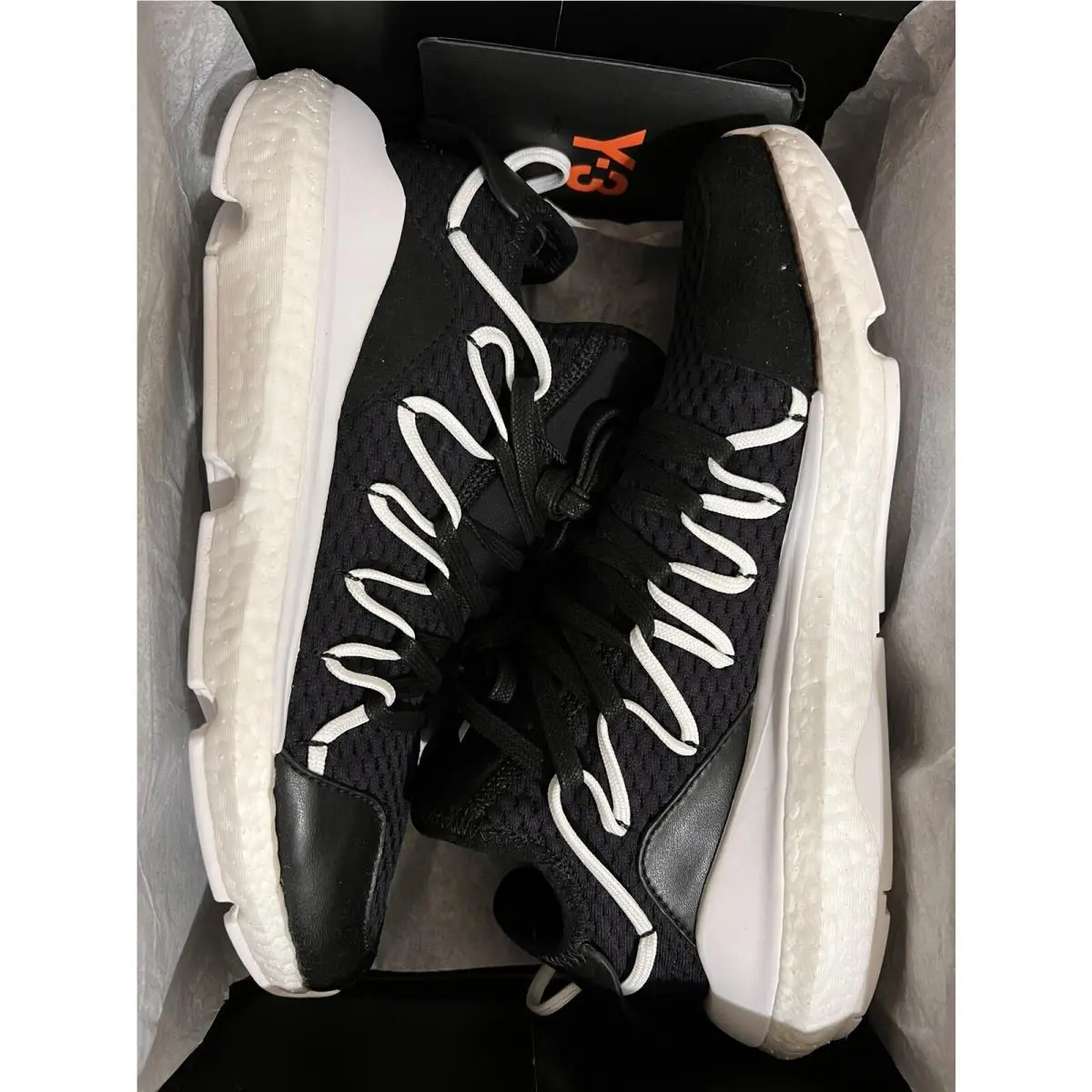 Y-3 Kusari DB2079 Size: US-7 Black/white by Adidas