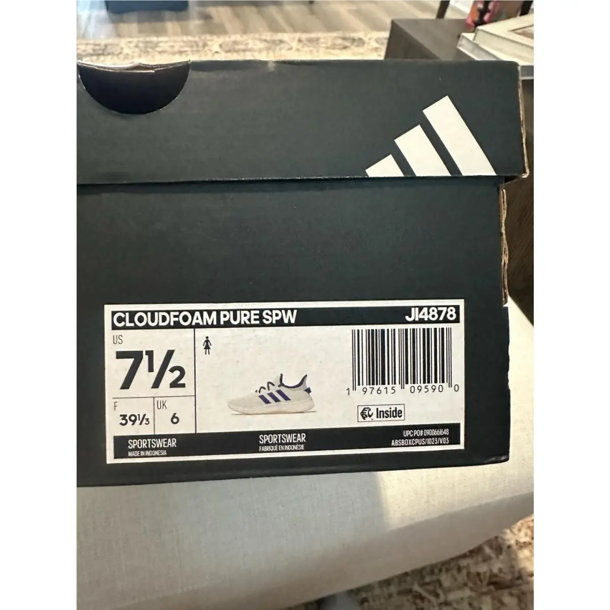 Adidas shoes - Cloudfoam Pure SPW - Cloudfoam Pure SPW - JI4878 - White 2