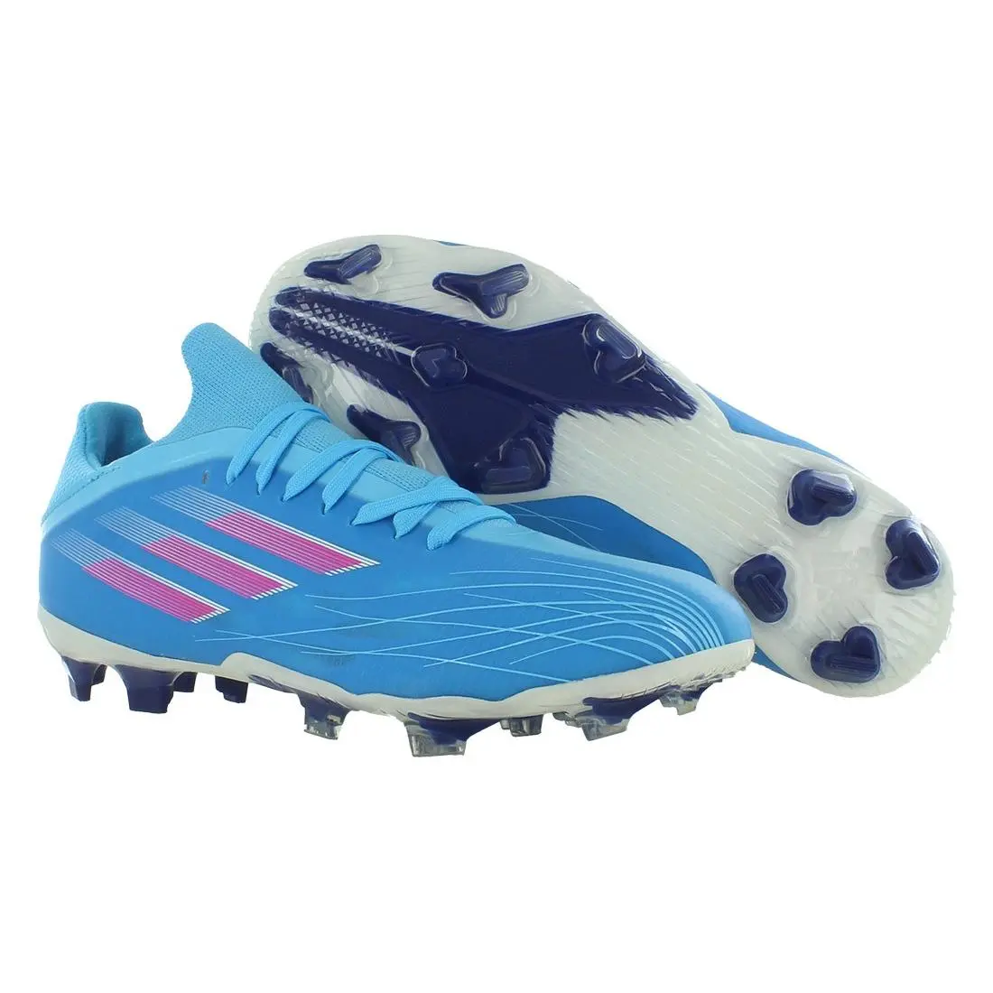X Speedflow.2 Firm Ground Unisex Shoes Size 7 Color: Sky Rush/team by Adidas