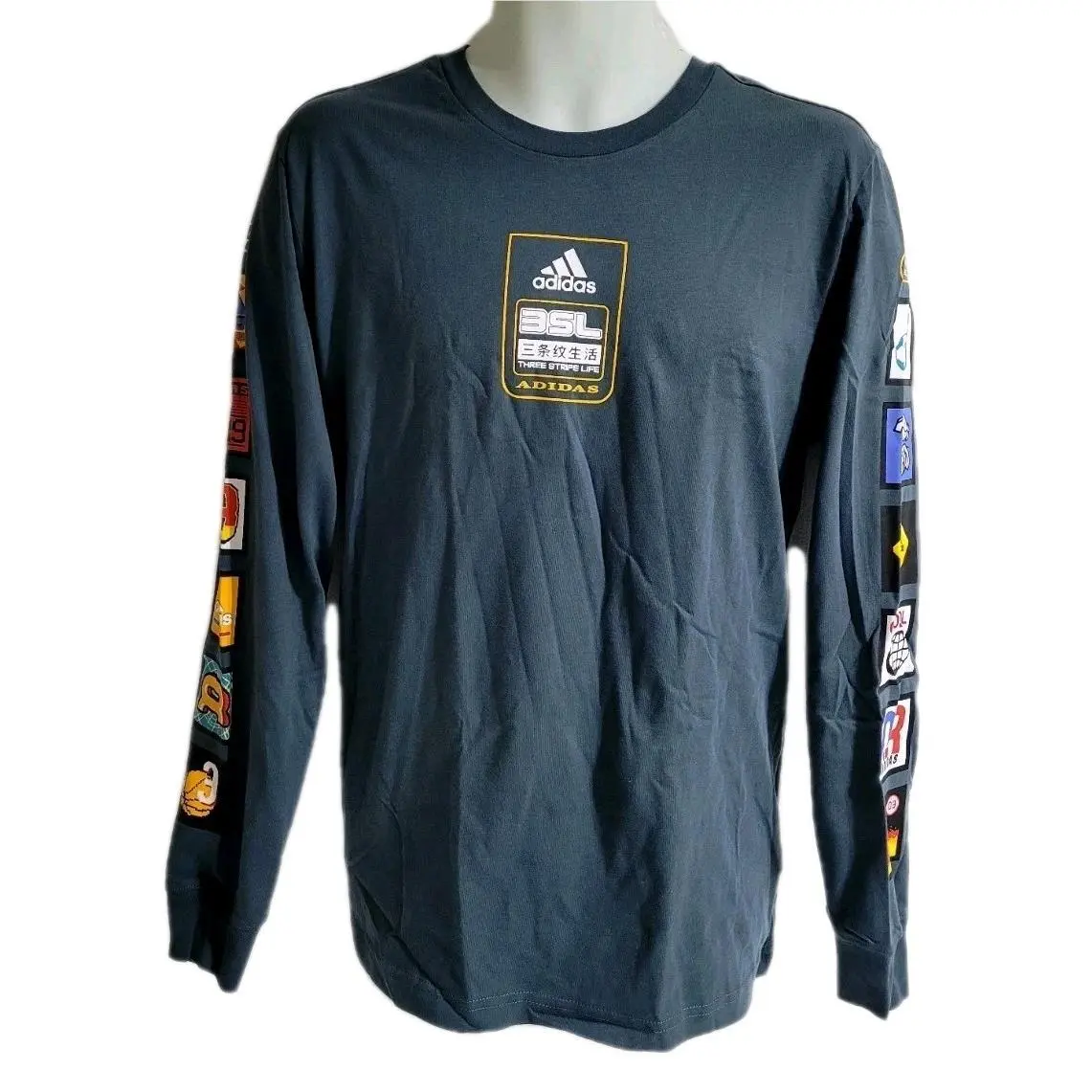 Esl Long Sleeve Limited Edition Men`s Size M Graphic Print T-shirt by Adidas