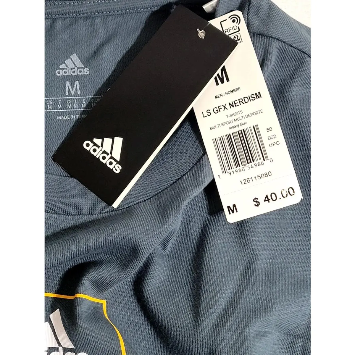 Adidas clothing - Legacy Blue (UPC: 191980549860) 3