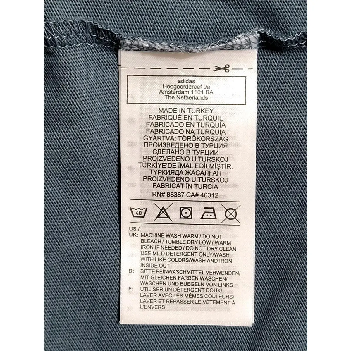 Adidas clothing - Legacy Blue (UPC: 191980549860) 11