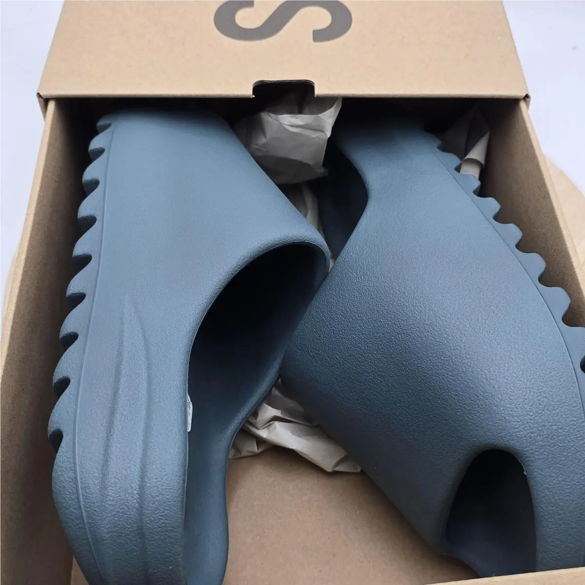 Adidas shoes - adidas YZY Slide - YZY Slide - Blue 4
