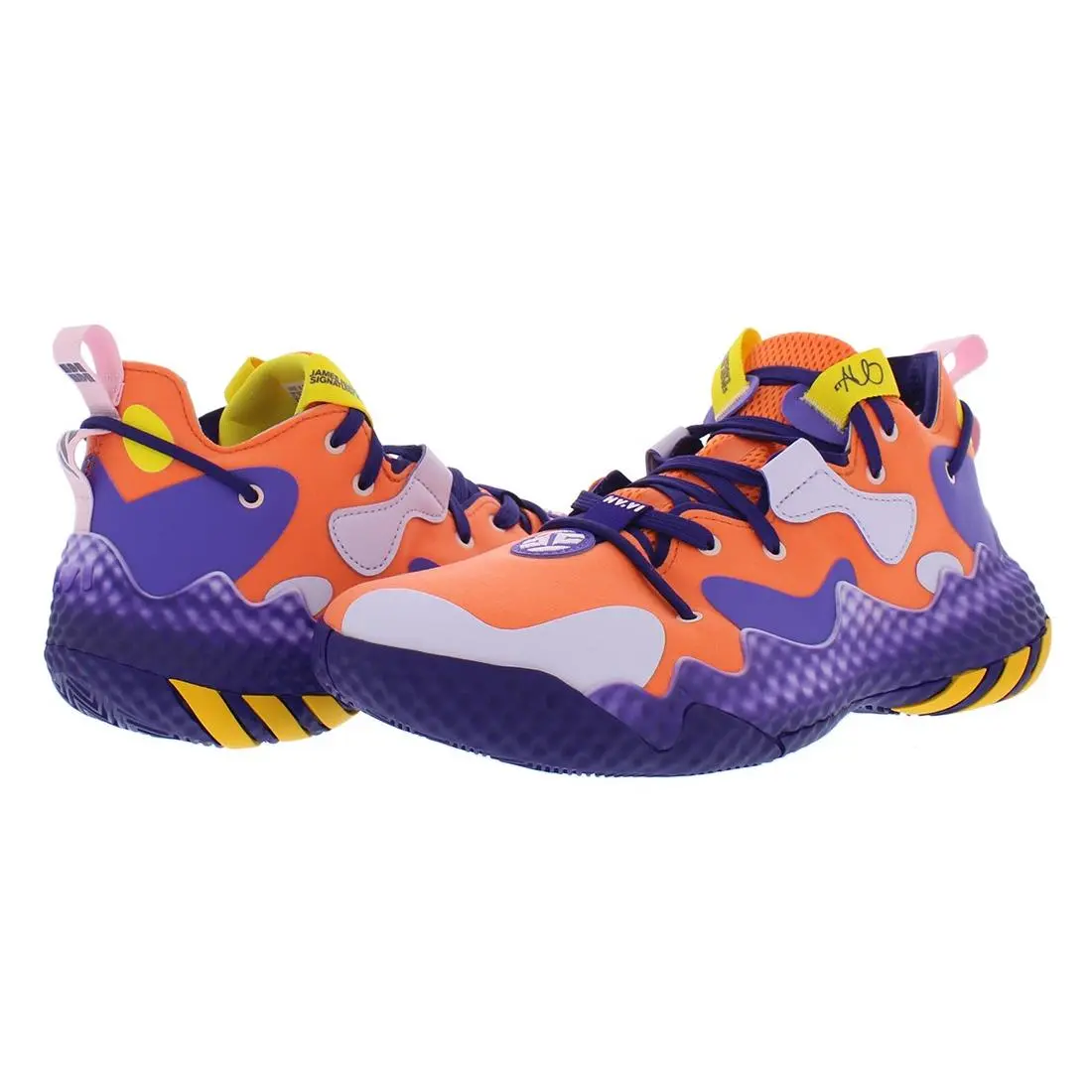 Adidas shoes - Orange/Purple (UPC: 195742373229) 0