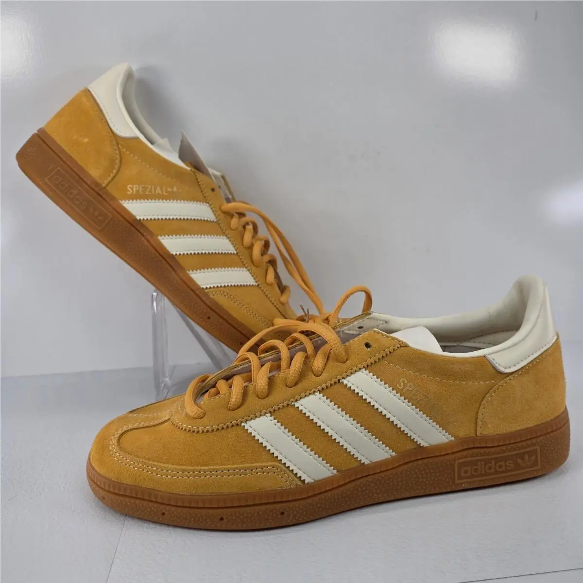 Handball Spezial Mustard Yellow White Gum Suede Mens Size 8 IF7088 by Adidas