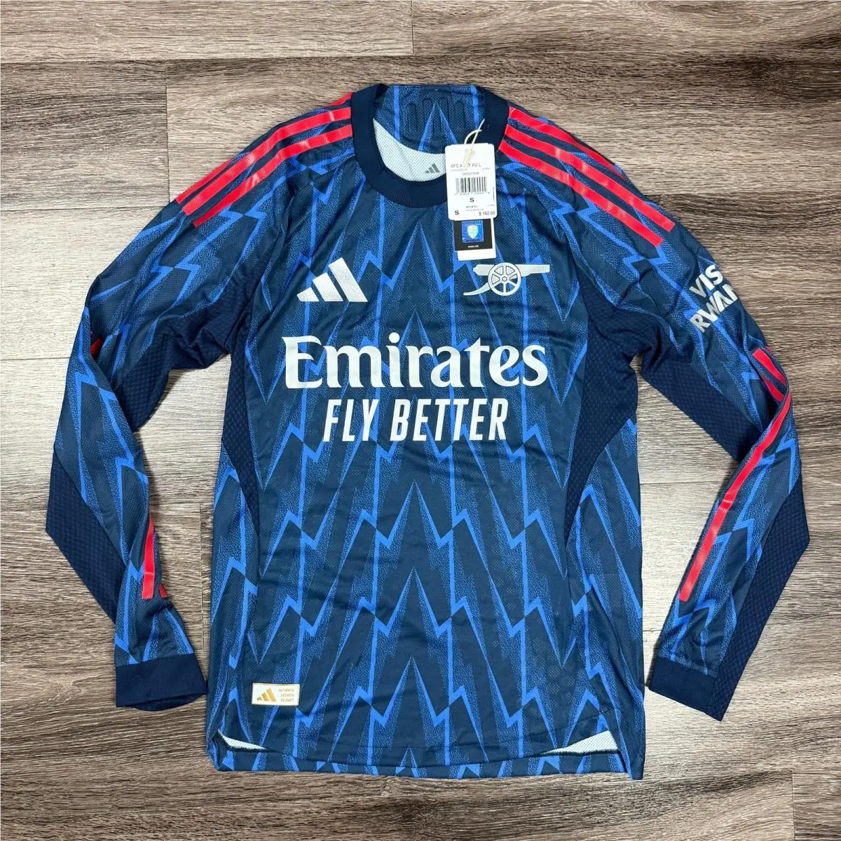 Arsenal FC 2025/26 Away Long Sleeve Jersey Men`s Small JJ1834 by Adidas