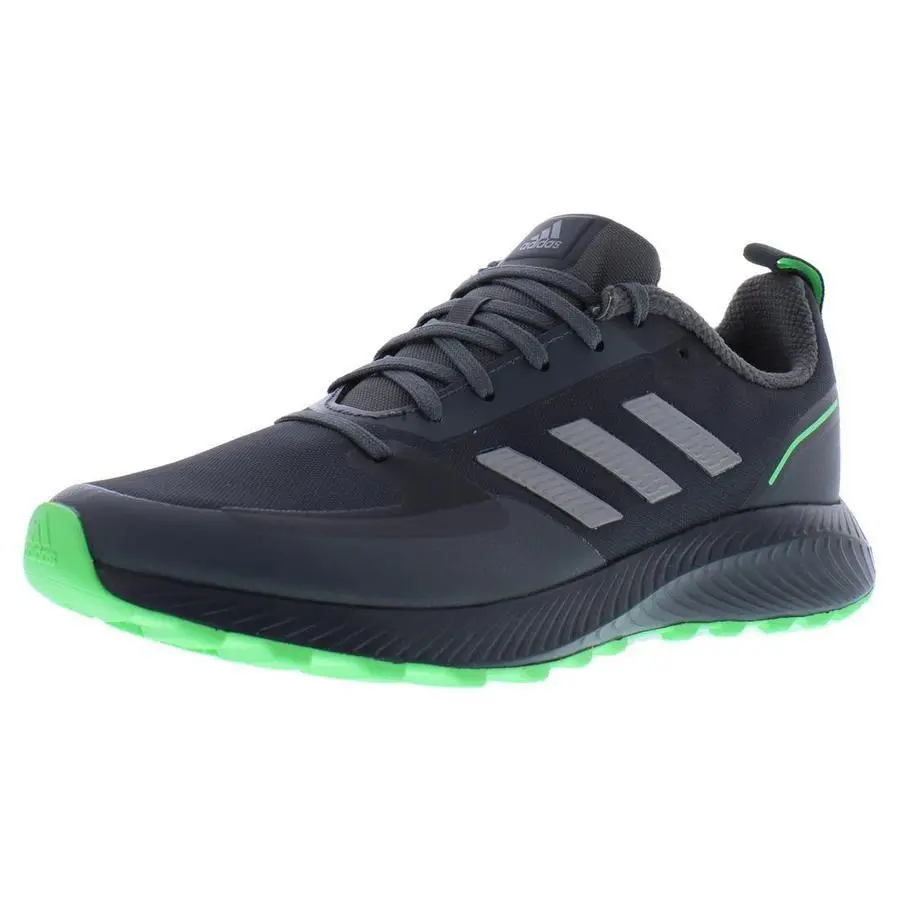 Adidas shoes - Carbon Iron/Metallic Screaming Green, Main: Black (UPC: 883321036916) 3