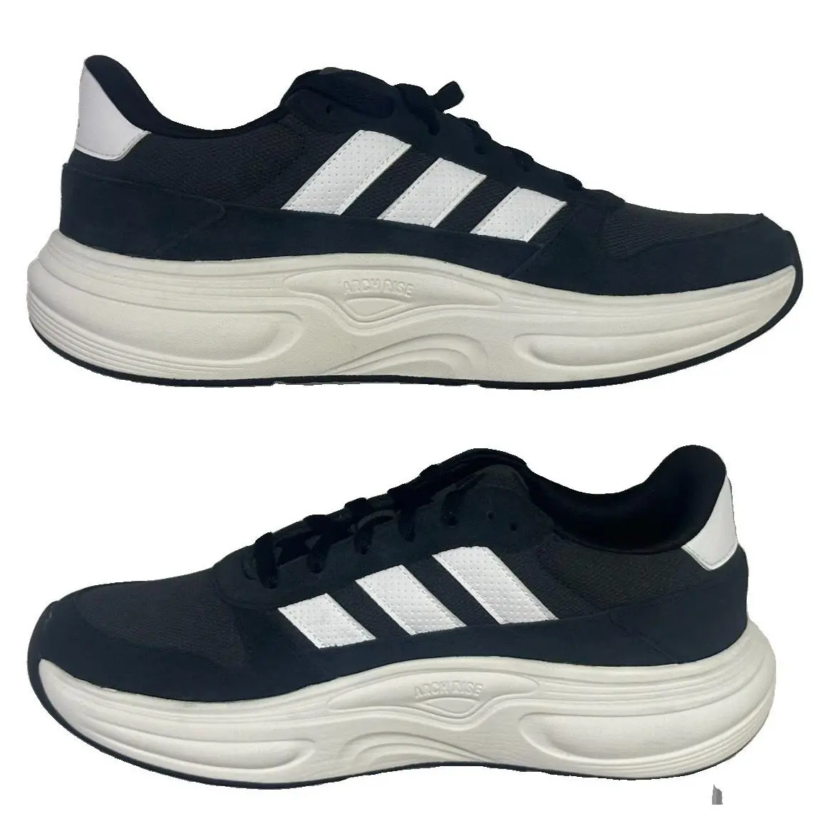 Cloudfoam Cuxxion-80S Sz 10.5 Wide Mens Shoes Core Black/white kj4268-W by Adidas