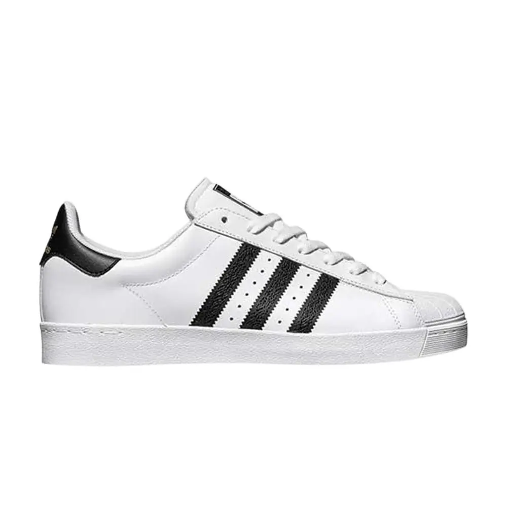 Adidas Superstar Vulc Adv Size 8.5 - Footwear White Core Black D68718 Men Shoes - White