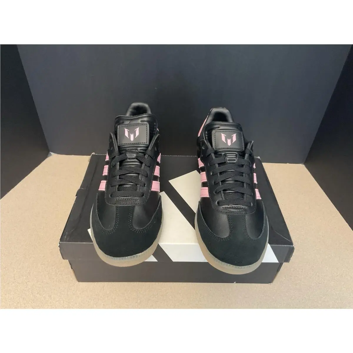 Adidas shoes - Adidas Samba Messi - Samba Messi - Black/Pink 0