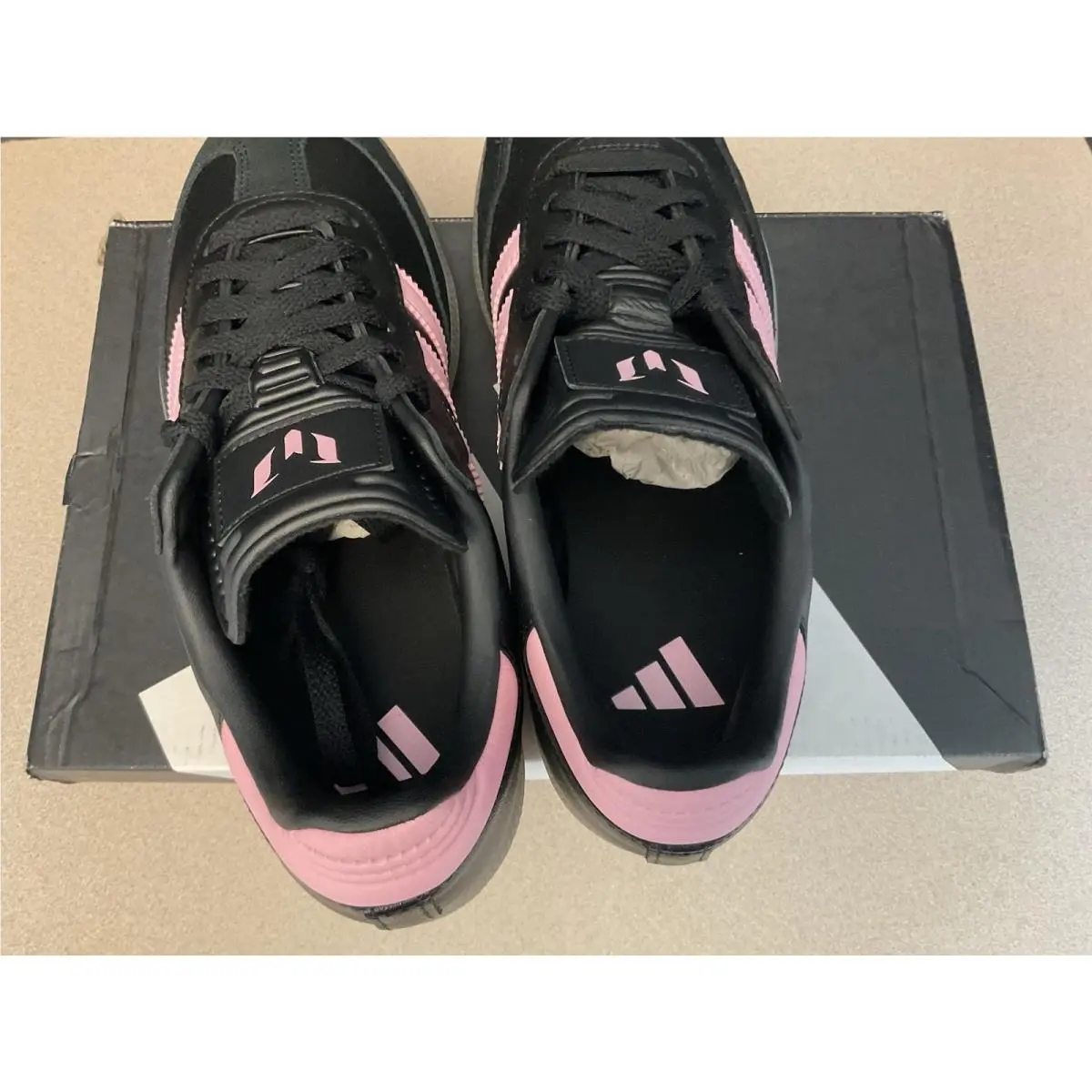 Adidas shoes - Adidas Samba Messi - Samba Messi - Black/Pink 6