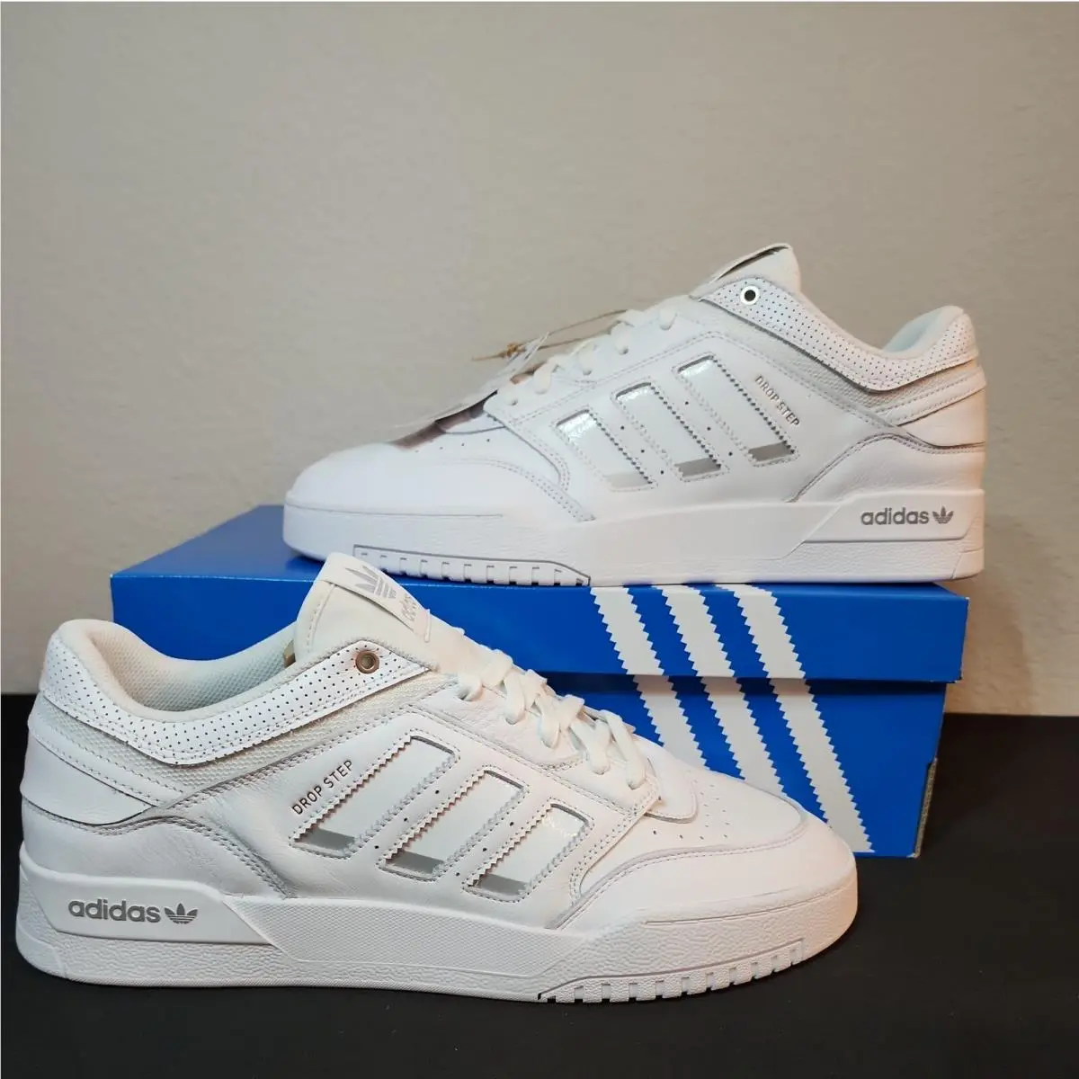 Adidas shoes - Adidas drop step low - drop step low - White, Manufacturer: ftwwht/ftwht/silvmt 1