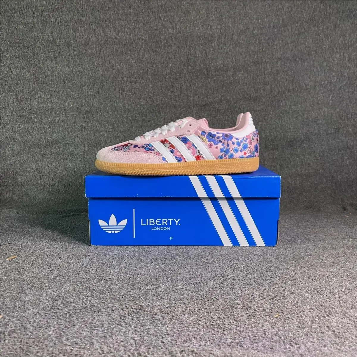 Adidas shoes - adidas Samba OG J Liberty London - Pink 1