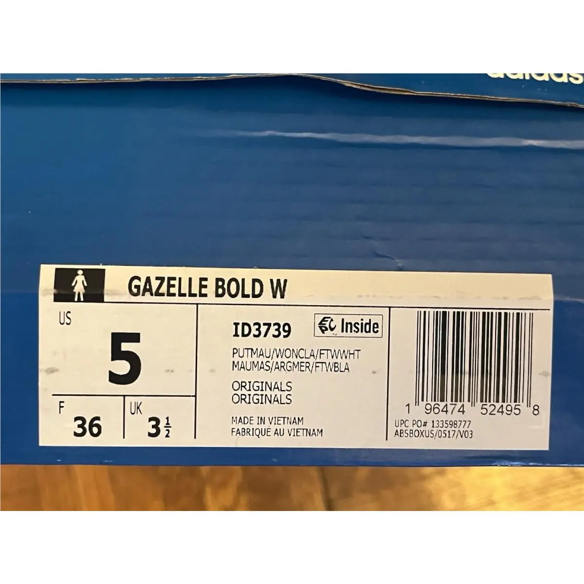 Adidas shoes - adidas Gazelle Bold - Gazelle Bold - ID3739 - Pink (UPC: 0196474524958) 2