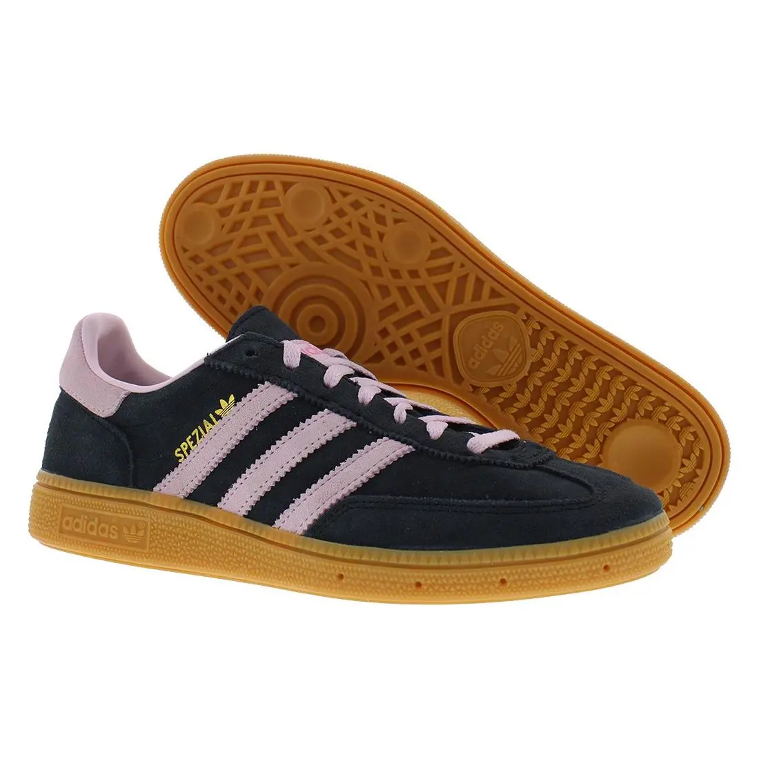 Handball Spezial Womens Shoes Size 9 Color: Black/pink by Adidas