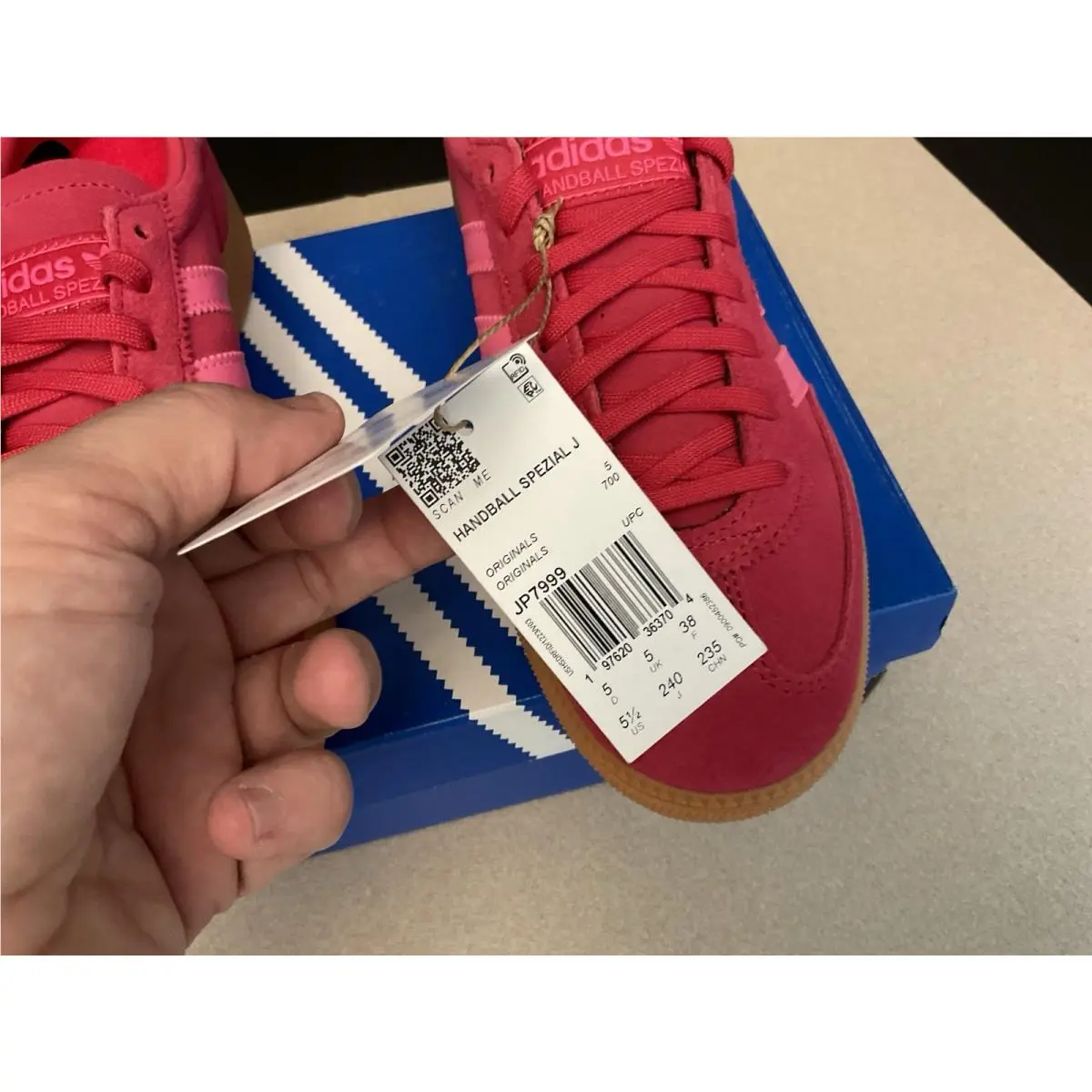 Adidas shoes - adidas Handball - Handball - JP7999 - Ruby Red/Lucid Pink 1