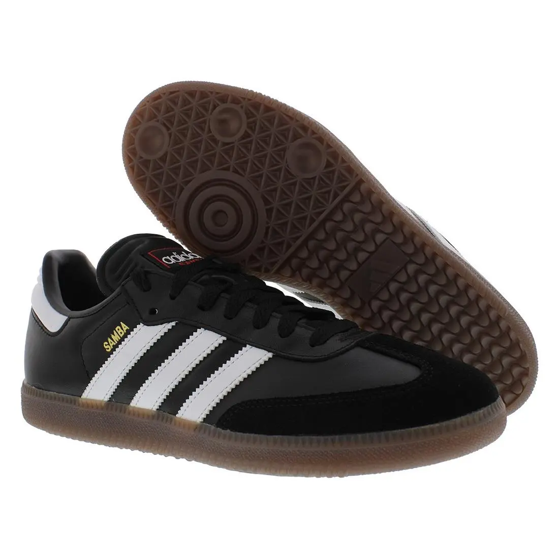 Adidas Samba Unisex Shoes Size 10 Color: Core Black/cloud White/vivid Red