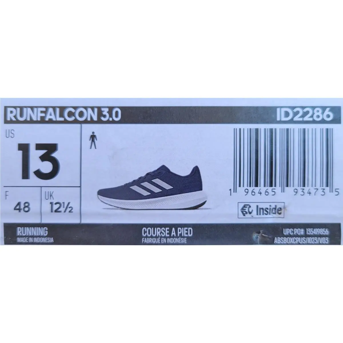 Adidas shoes - adidas Runfalcon 3.0 - Runfalcon - ID2286 - Legend Ink Cloud White Black 5