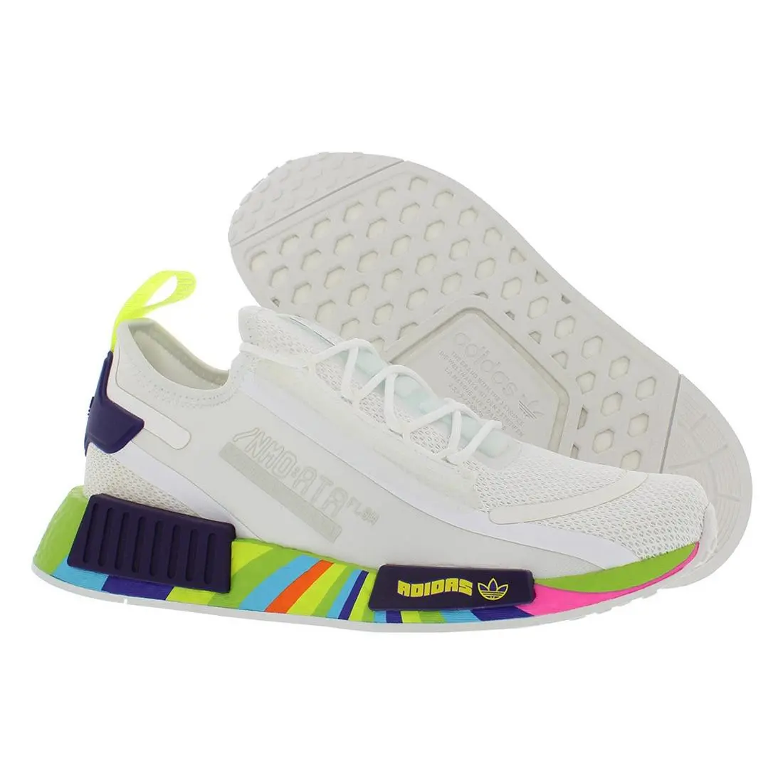 Adidas Nmd_R1 Spectoo Mens Shoes Size 10 Color: White/multi