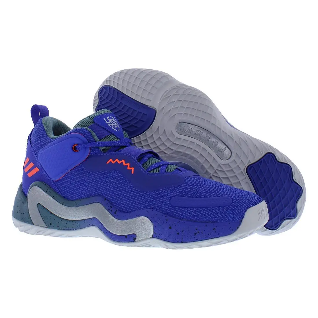 Adidas D.o.n. Issue 3 Unisex Shoes Size 10.5 Color: Sonic Ink/solar Red/hazy