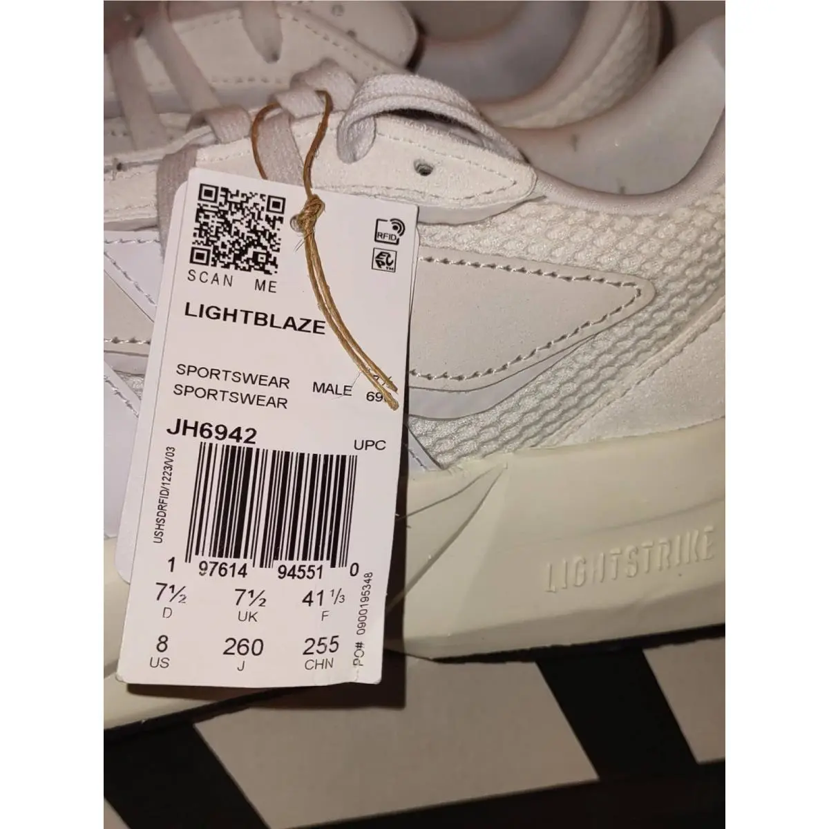 Adidas shoes - Lightblaze - Lightblaze - JH6942 - White (UPC: 197614945510) 6