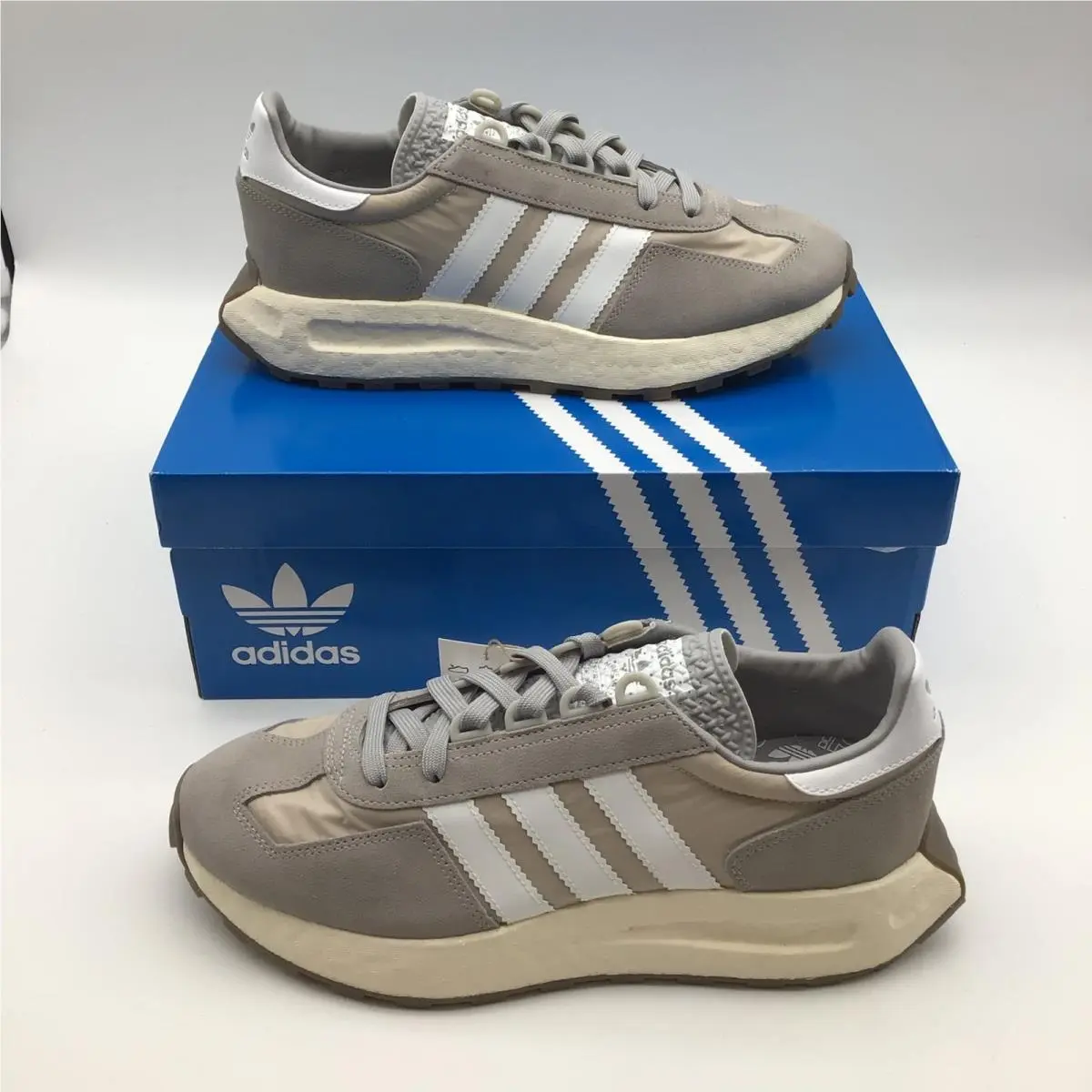 Retropy E5 Mens Grey White Training Running Shoes Size 8.5 Q47101 by Adidas