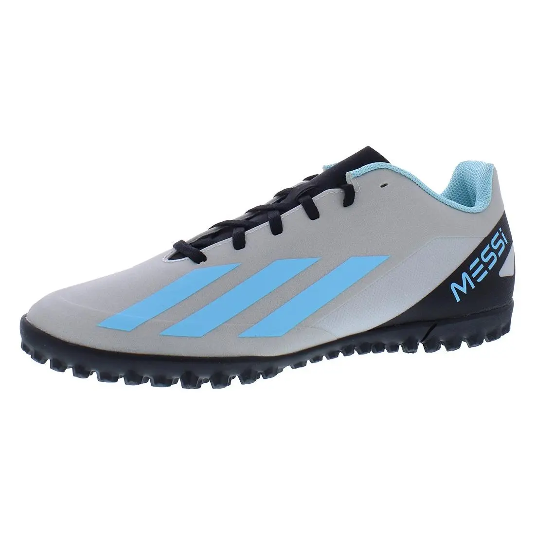 X Crazyfast Messi.4 TF Unisex Shoes Size 9.5 Color: Silver by Adidas