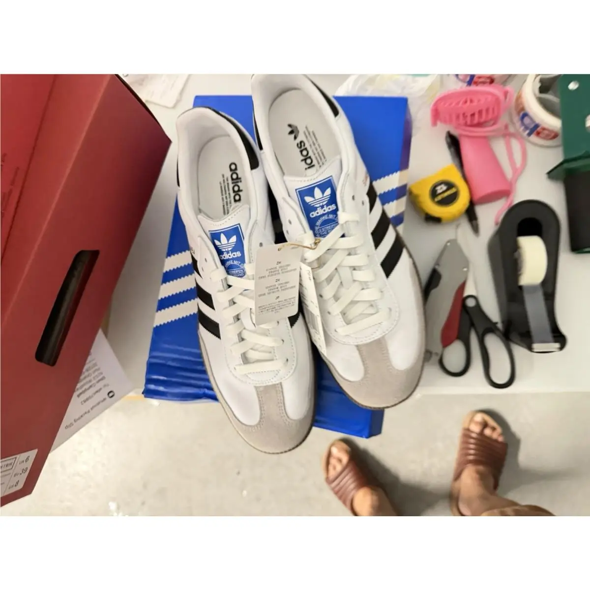 Adidas shoes - adidas Samba - Samba - White 4