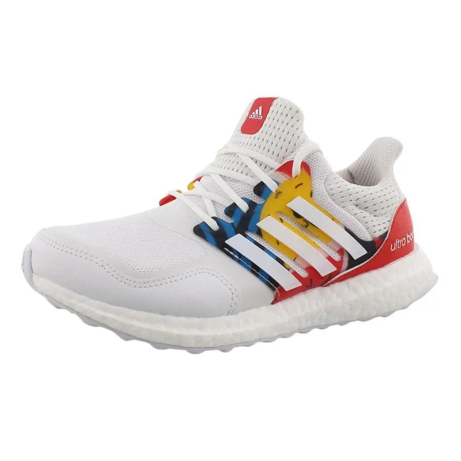 Adidas shoes - Cloud White/Cloud White/Bright Blue, Main: White (UPC: 4064037138804) 3